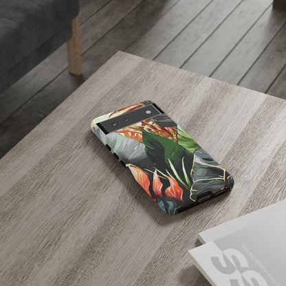 Tropical Leaf Tough Phone Case