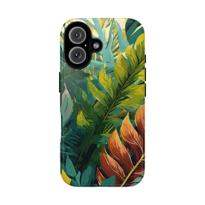 Tropical Leaf Tough Phone Case