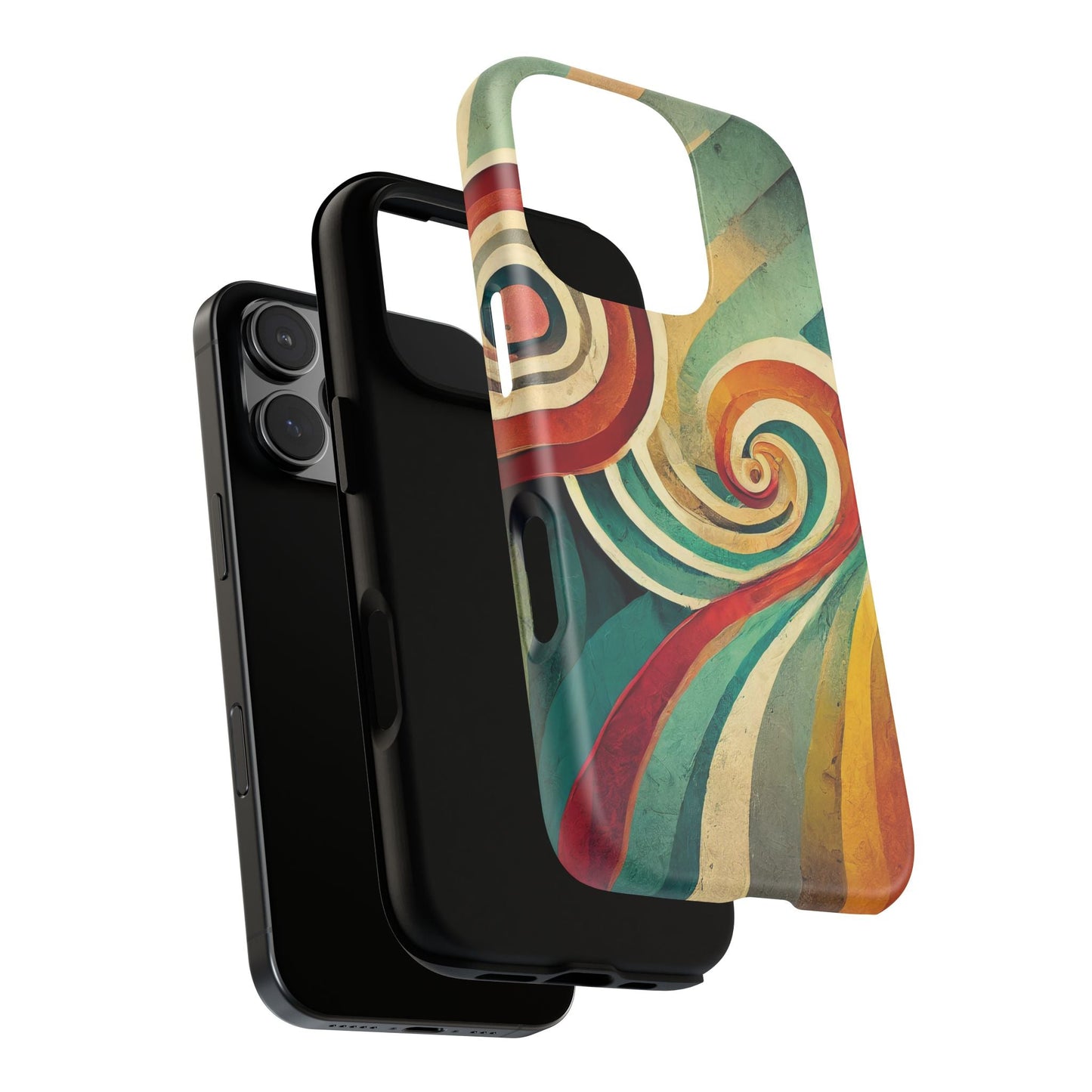 Colorful Swirl Tough Phone Case