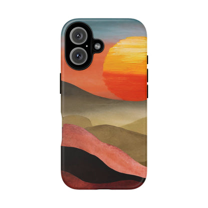 Artistic Sunset Tough Phone Case