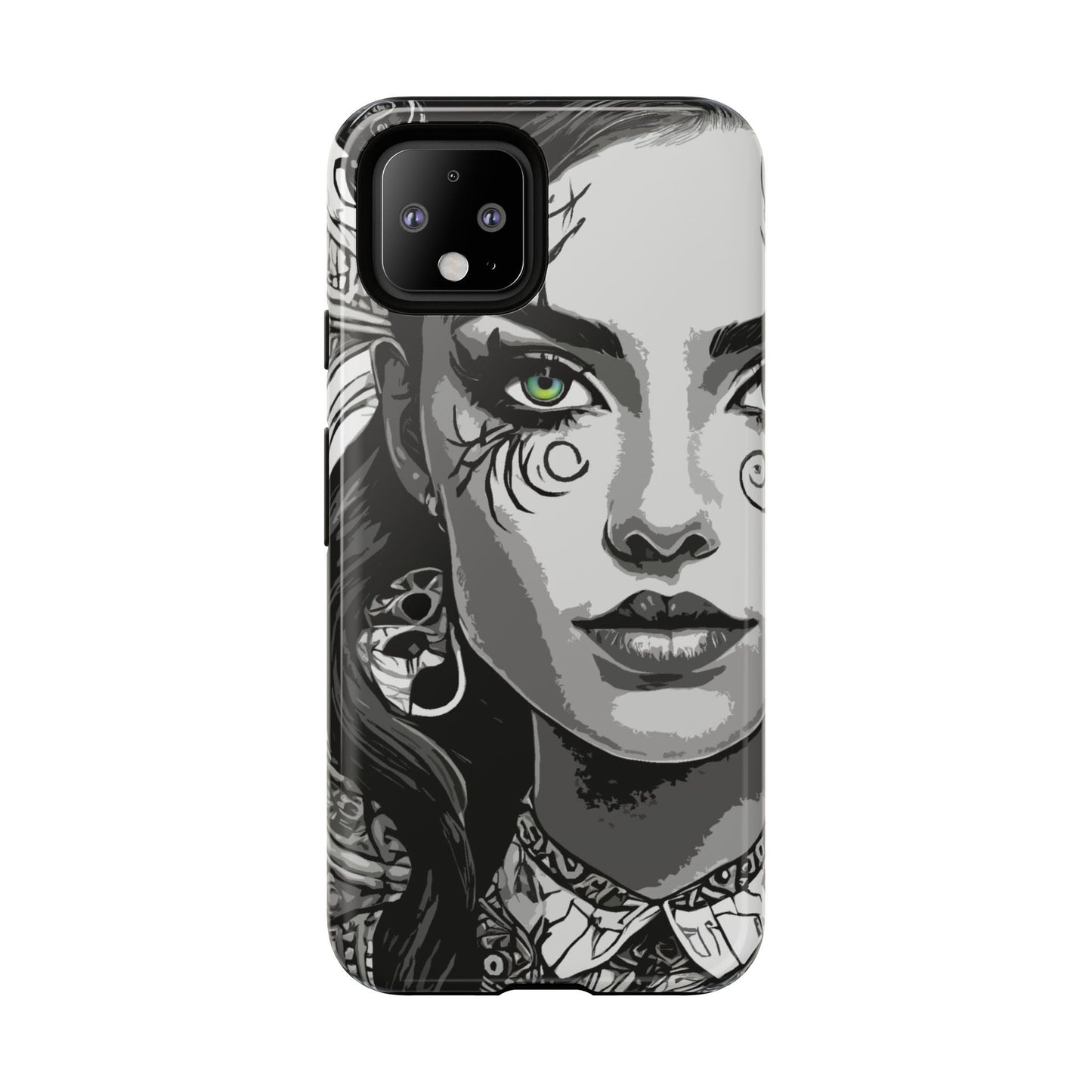 Green Eyed Devilish Beauty Tough Phone Case