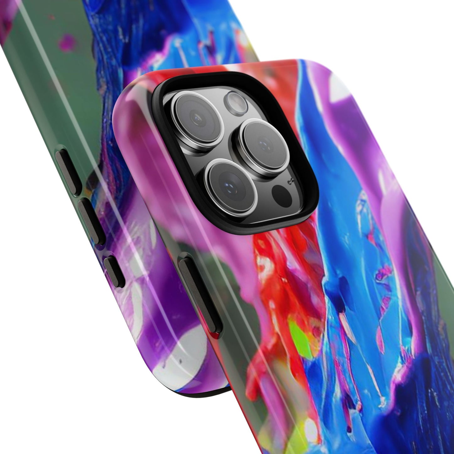 Vibrant Color Splash Tough Phone Case