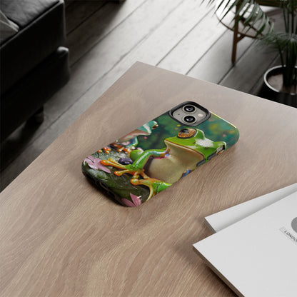 Someone Watching Colorful Frog Tough Phone Case