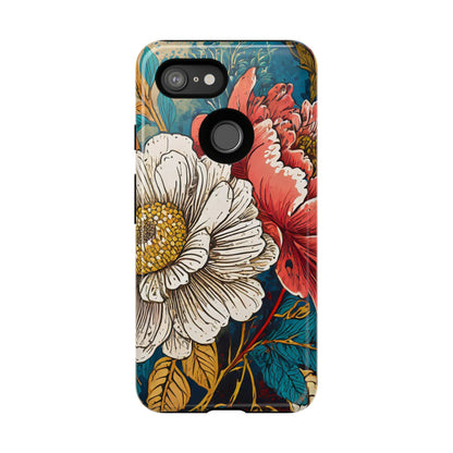 Artistic Floral Tough Phone Case