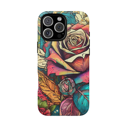 Colorful Roses Tough Phone Case