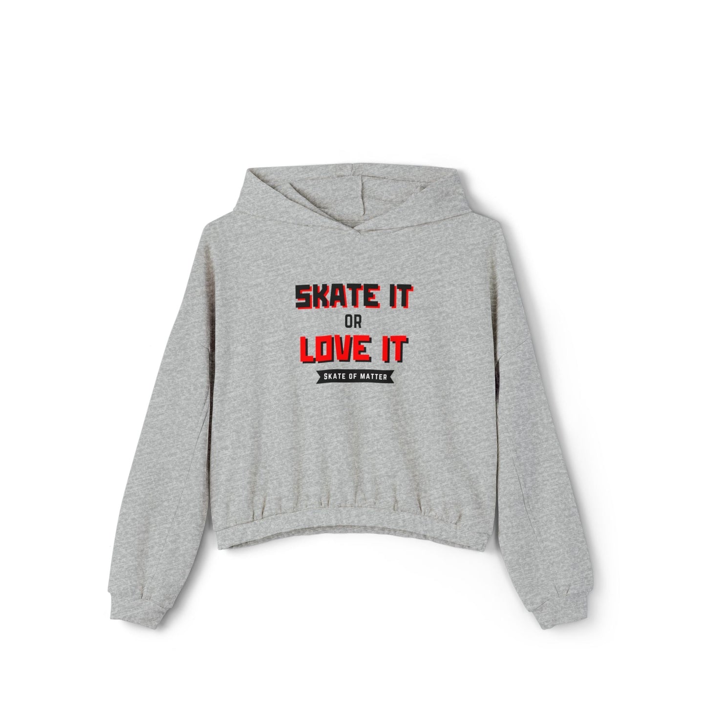 Women’s Cropped Skate it or Love It Hoodie