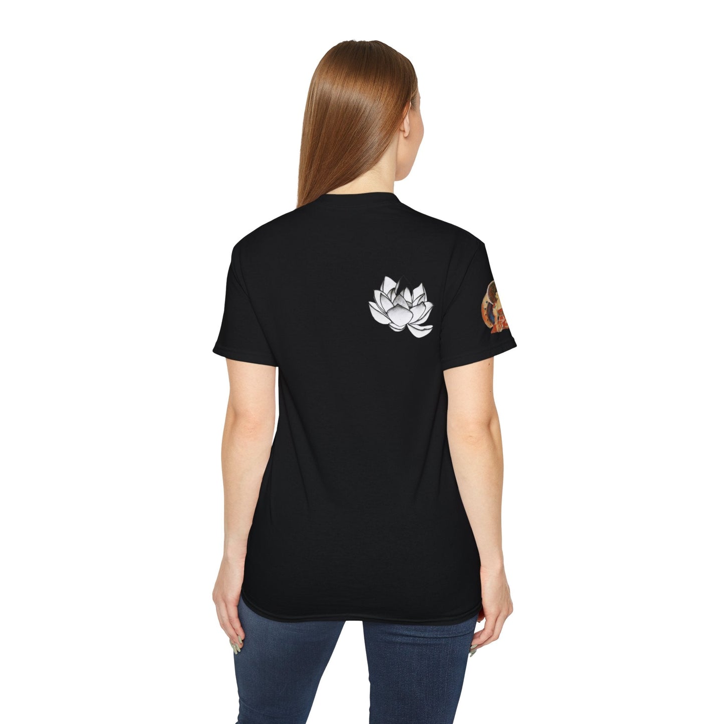 Fine Art Buddha Chalk Drawing Print Unisex Ultra Cotton Tee