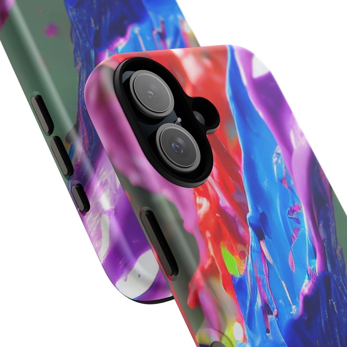 Vibrant Color Splash Tough Phone Case