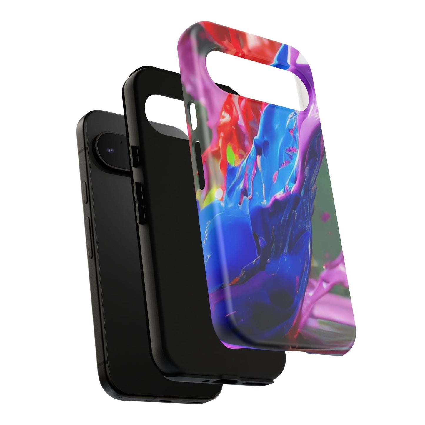 Vibrant Color Splash Tough Phone Case