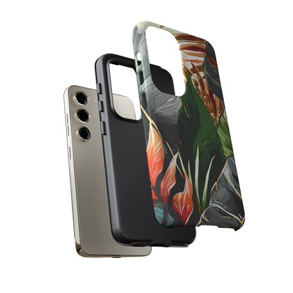 Tropical Leaf Tough Phone Case