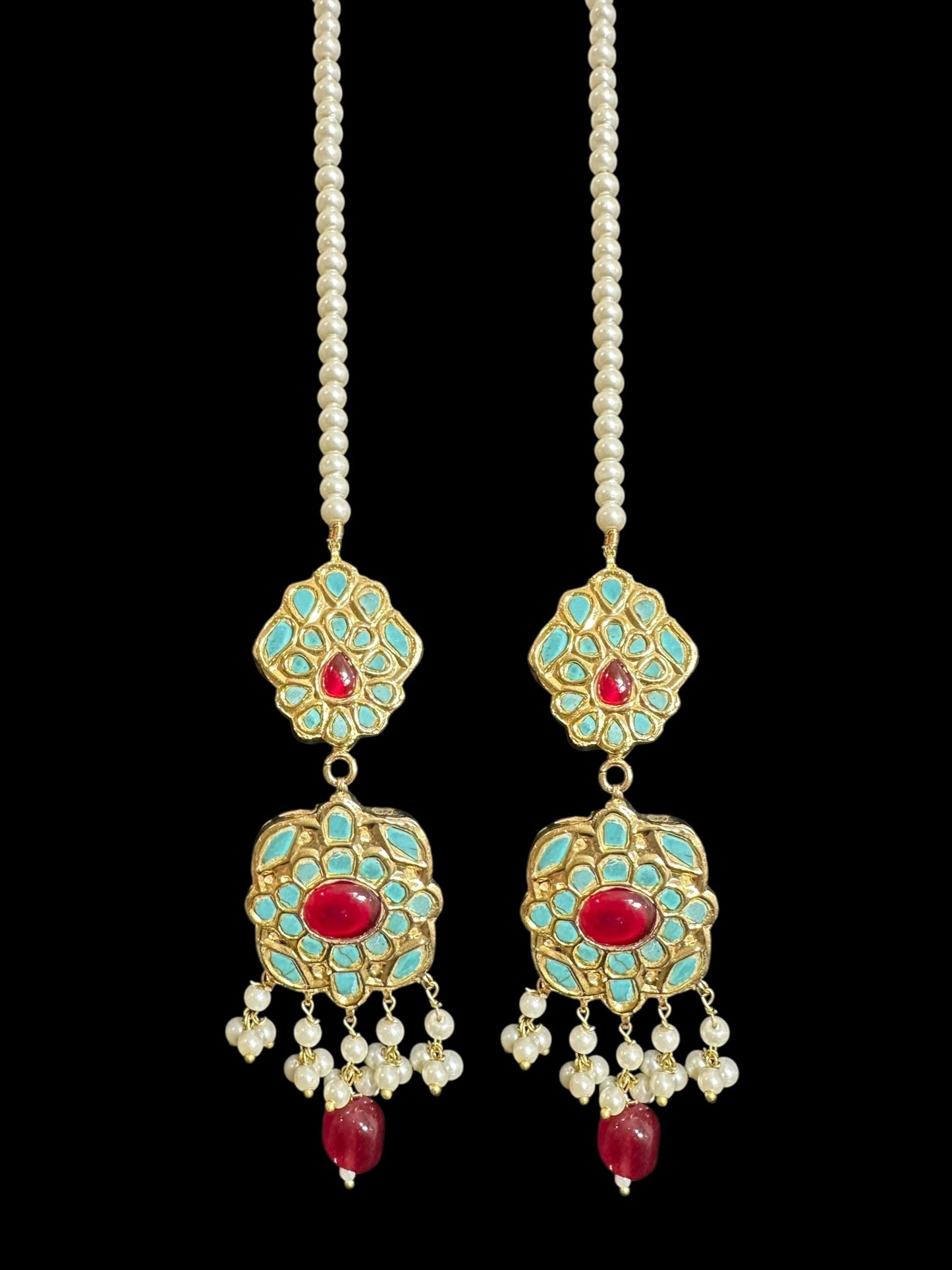 C561 Turquoise ruby choker ( READY TO SHIP )