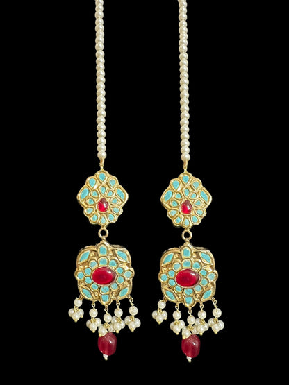 C561 Turquoise ruby choker ( READY TO SHIP )