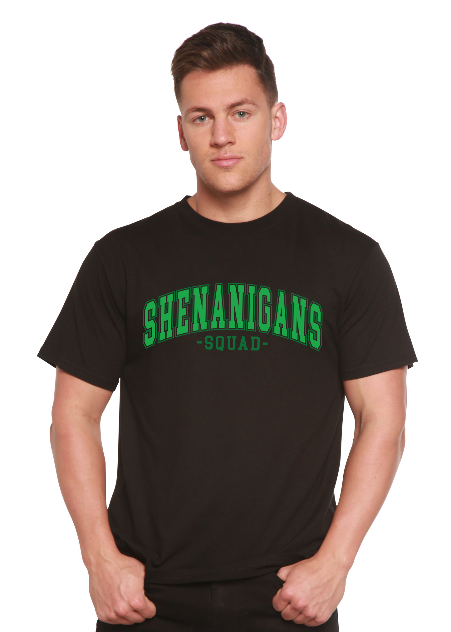 Shenanigans Squad Unisex Bamboo/Cotton Graphic T-Shirt