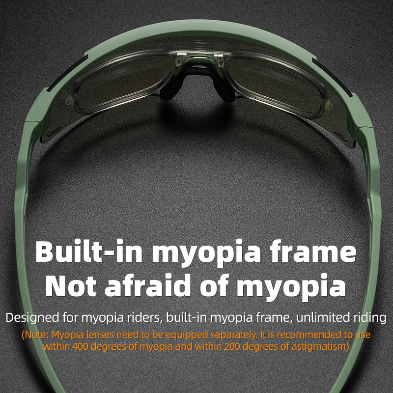 ROCKBROS Photochromic Cycling Glasses Anti-fog UV Protection Mountain Bike Glasses