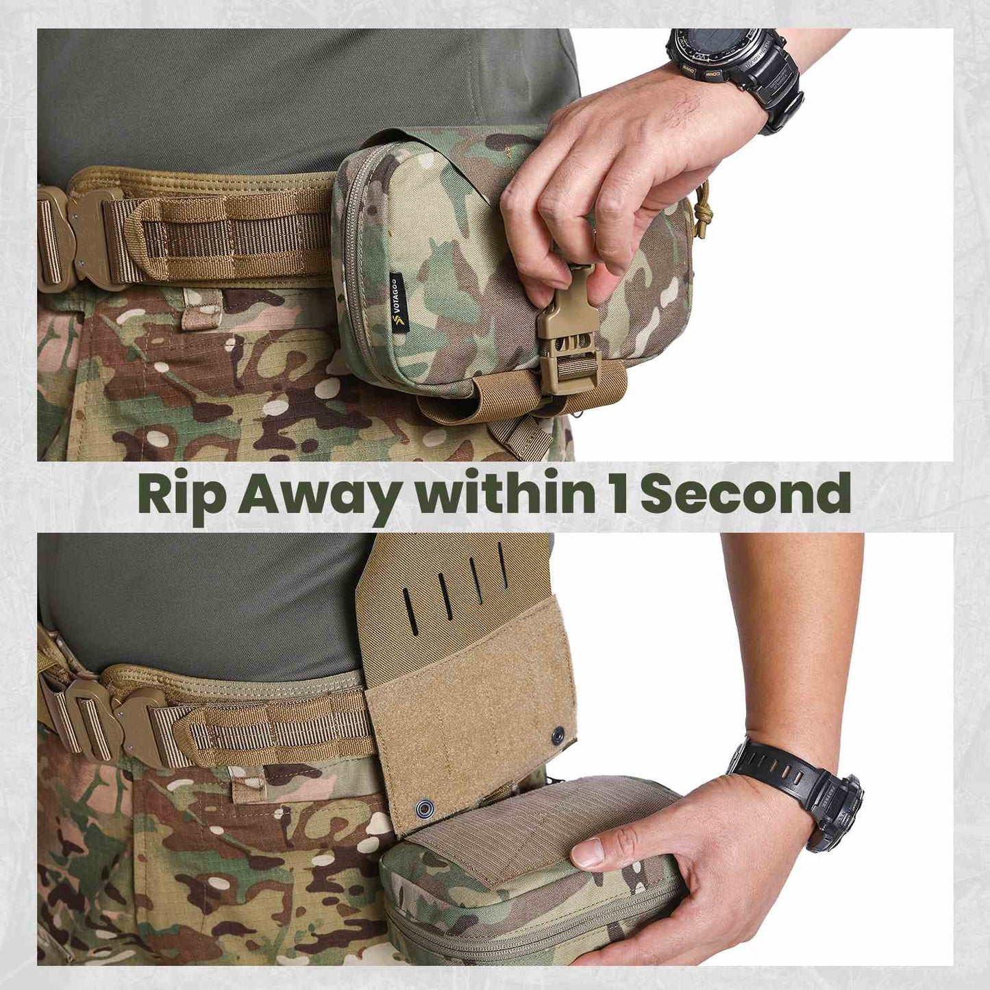 Votagoo IFAK Pouch, First Aid Pouch for Outdoor Emergency Survival Bags