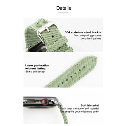 Corduroy Apple Watch Band Series 11/10/9/8/7/6/5/4/ SE / Ultra 1/2/3