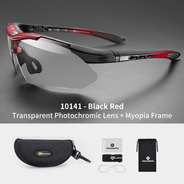 Cycling Sunglasses Photochromic Glasses Full Frame Eyewear