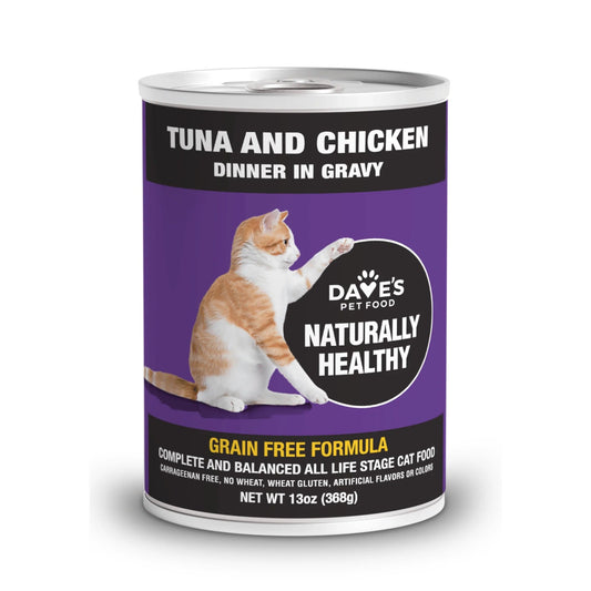Dave's Cat Naturally Healthy Grain Free Tuna & Chicken (13oz)