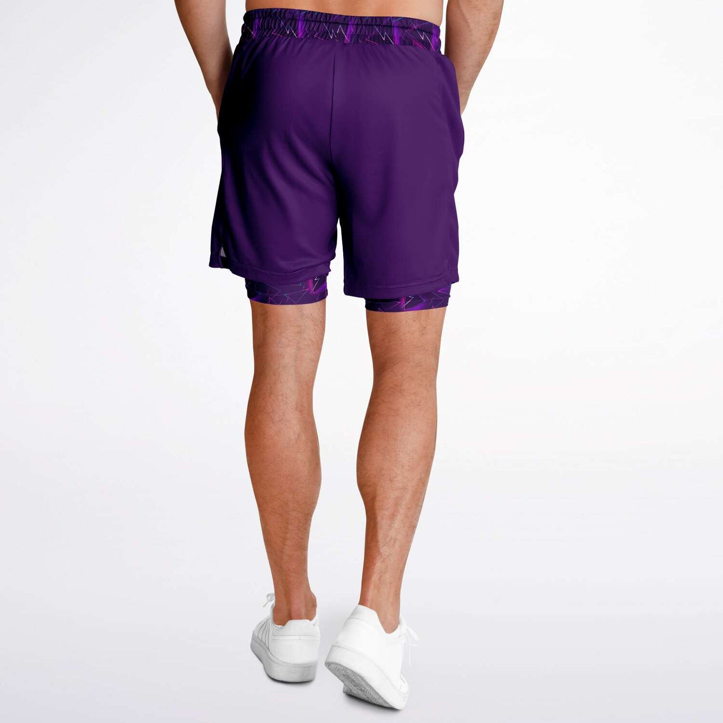 Rad Palm Skate Night Men's 2-in-1 Shorts