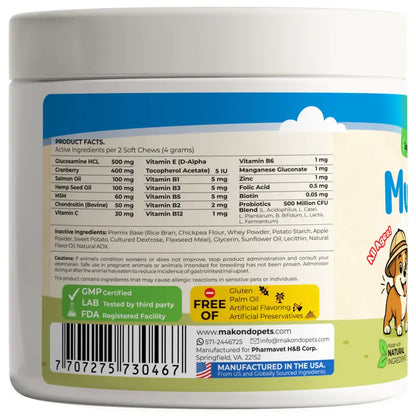 12 in 1 Multivitamin for Dogs - 120 Soft Chews