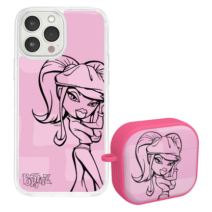 Bratz® Passion For Fashion HD Apple iPhone 14 Mag-Safe Phone Case and AirPods Gen 3 Combo Package