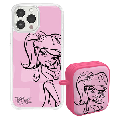 Bratz® Passion For Fashion HD Apple iPhone 12 Mag-Safe Phone Case and AirPods Gen 1 & 2 Combo Package
