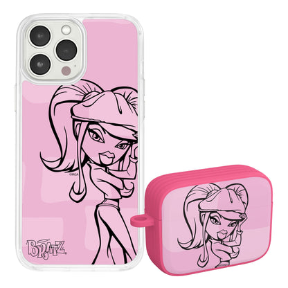 Bratz® Passion For Fashion HD Apple iPhone 15 Mag-Safe Phone Case and AirPods Pro Combo Package