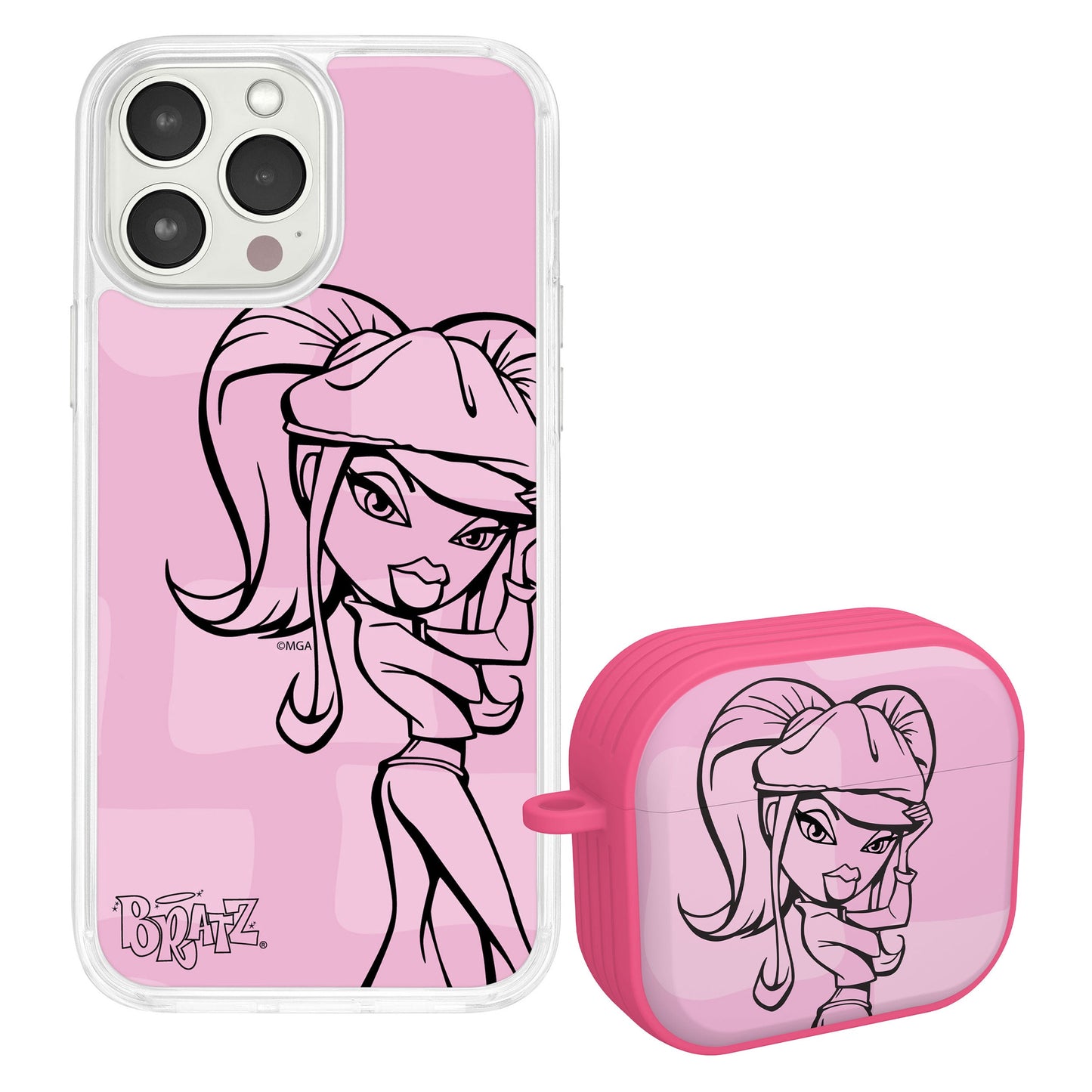 Bratz® Passion For Fashion HD Apple iPhone 15 Mag-Safe Phone Case and AirPods Gen 3 Combo Package
