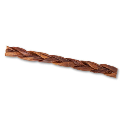 Braided Collagen Stick Dog Treats for Joint Health - 12-Inch Standard (4-Pack)