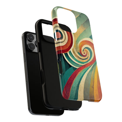Colorful Swirl Tough Phone Case