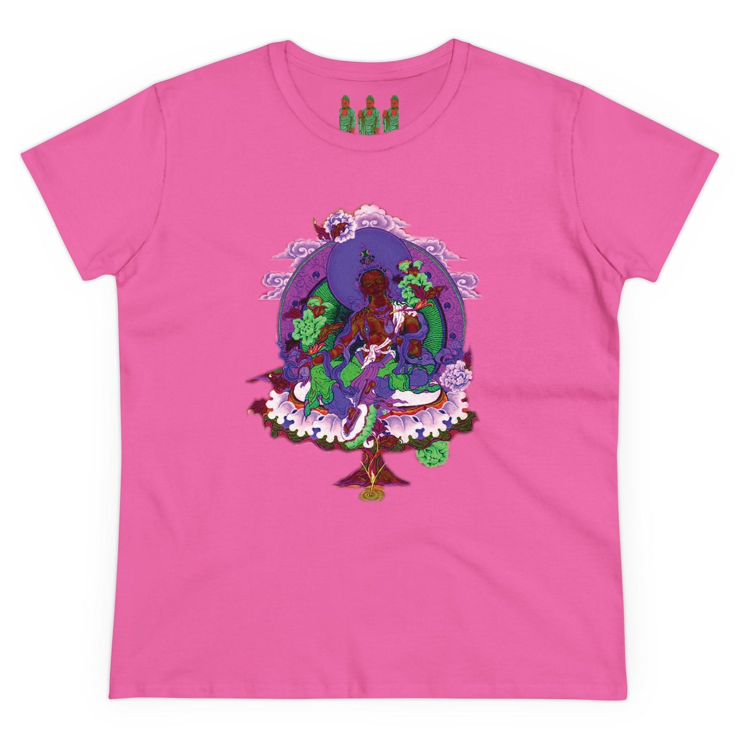 Buddha Pastel Sketch Women's Cotton Tee