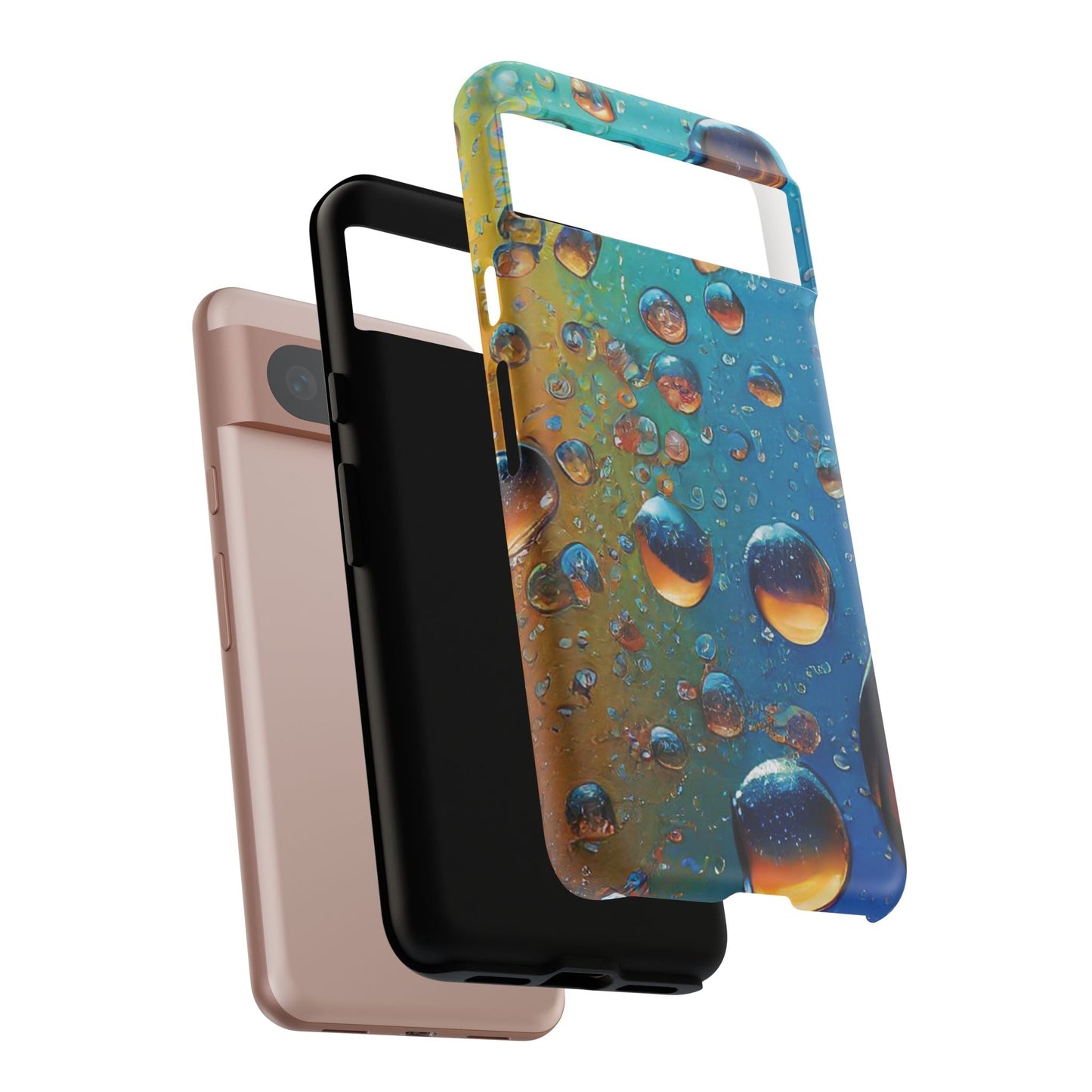 Colorful Water Droplets Tough Phone Case
