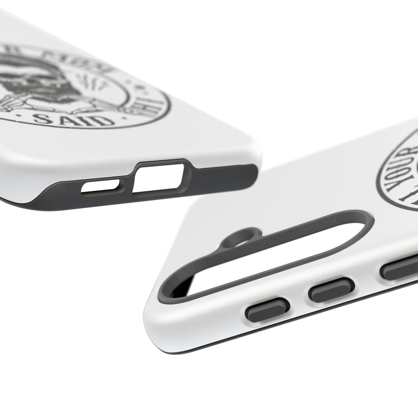 "Tell Your Mom I Said Hi" Skull Tough Phone Case