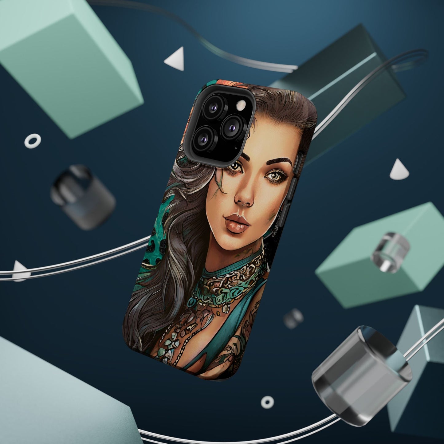 Vibrant Beauty Magnetic Tough Phone Case