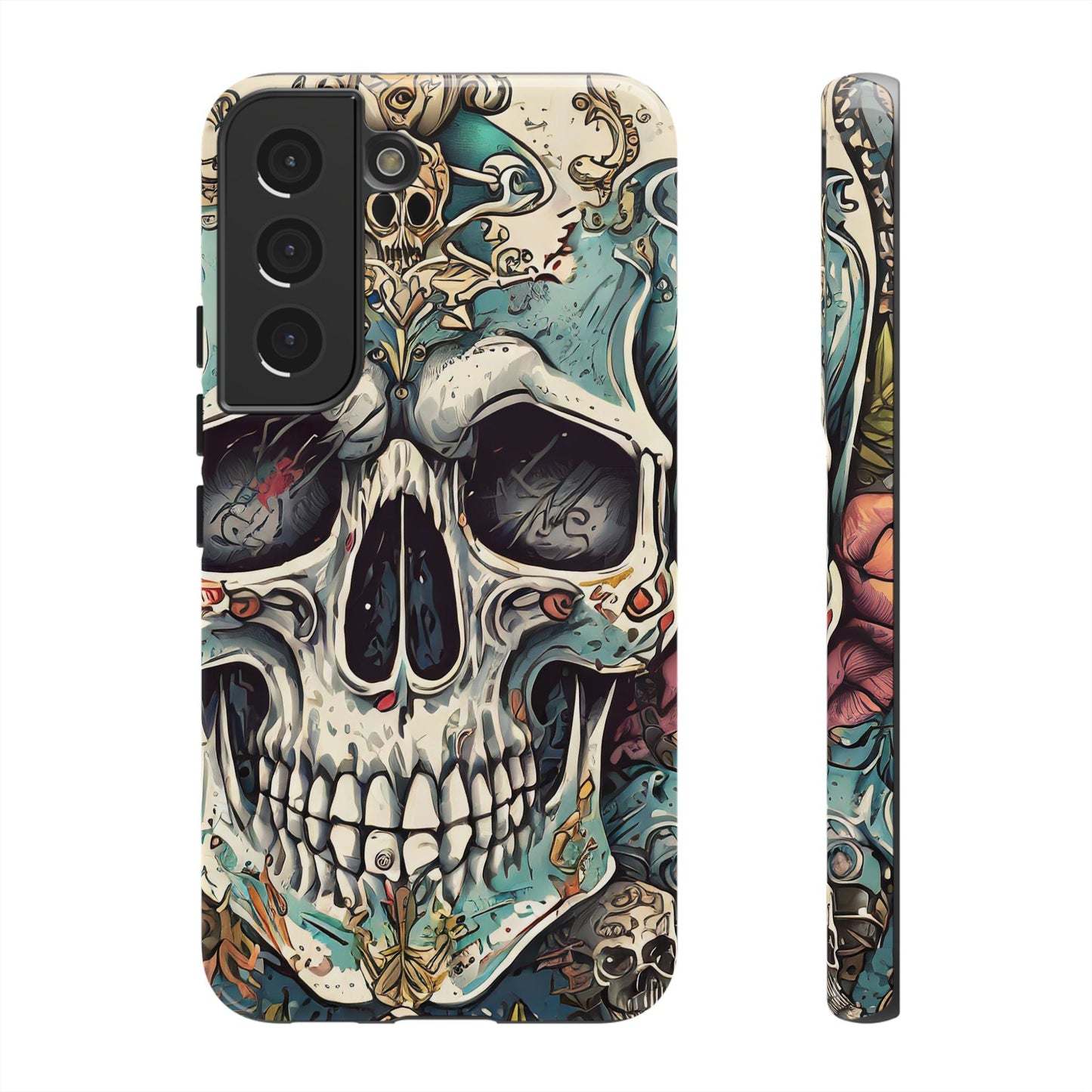 Abstract Skull Tough Phone Case