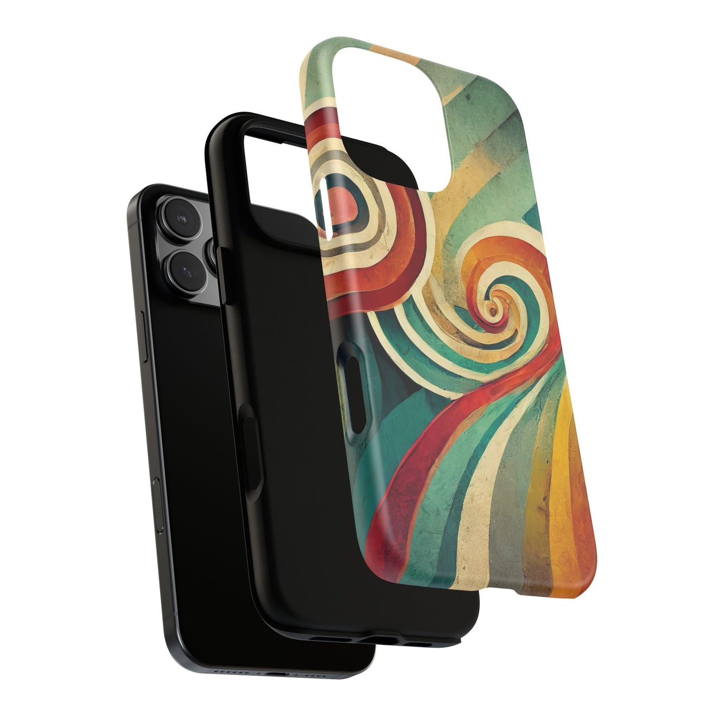 Colorful Swirl Tough Phone Case