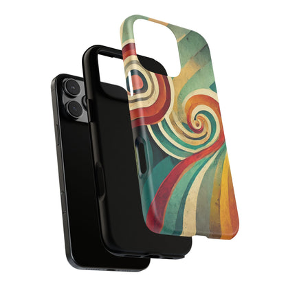 Colorful Swirl Tough Phone Case