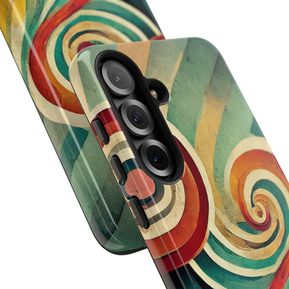 Colorful Swirl Tough Phone Case