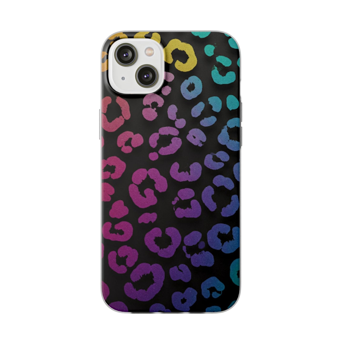 Vibrant Leopard Print Flexi Phone Case