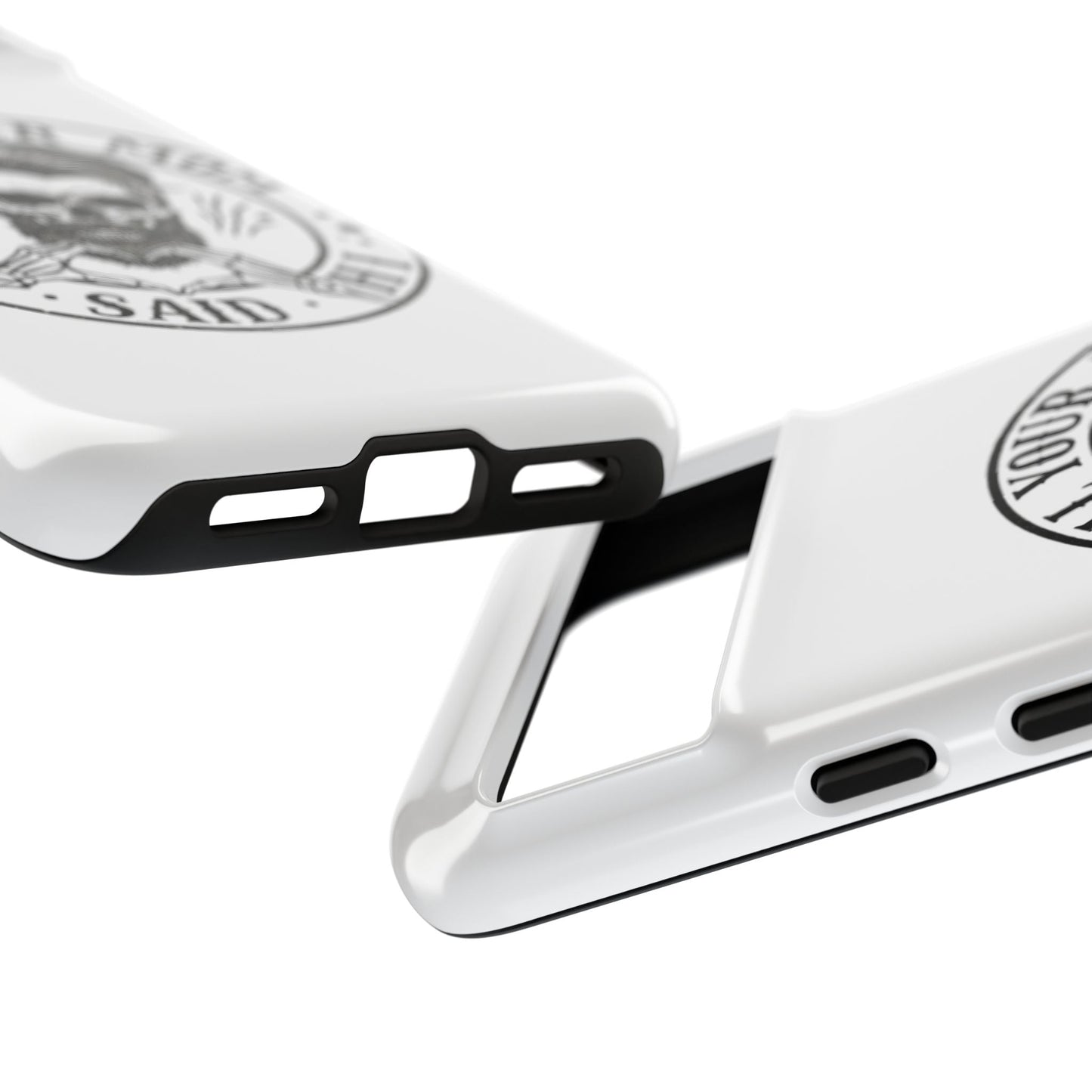 "Tell Your Mom I Said Hi" Skull Tough Phone Case