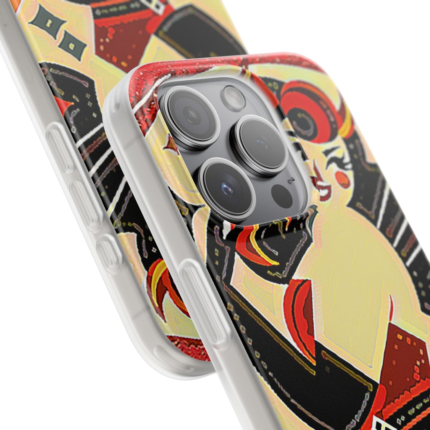 Red & Black Female Devil Flexi Phone Case