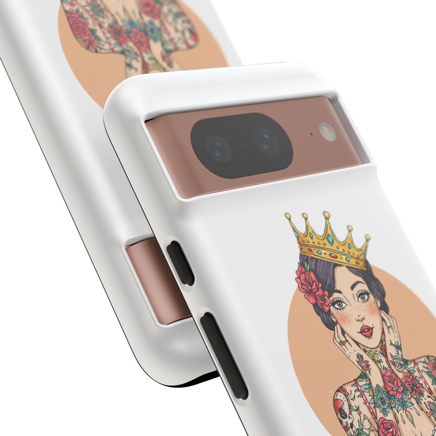 My Crown Never Falls Tattooed Girl Tough Phone Case