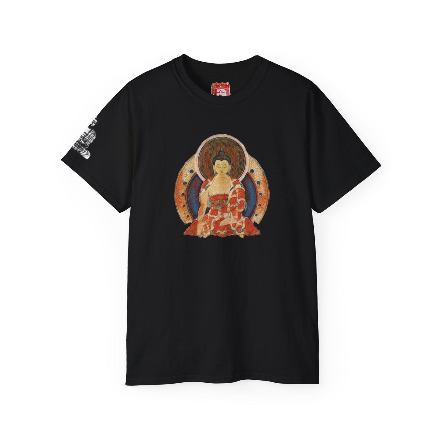 Fine Art Buddha Oil Paint Print Unisex Ultra Cotton Tee