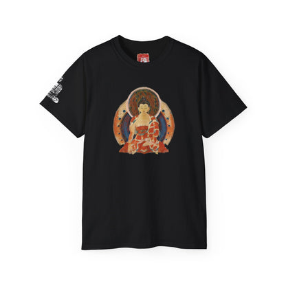 Fine Art Buddha Oil Paint Print Unisex Ultra Cotton Tee