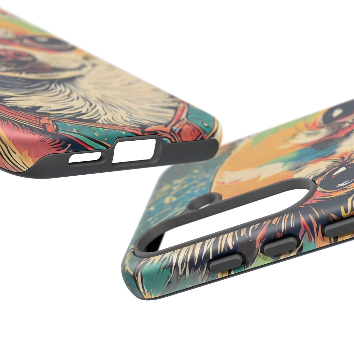 Abstract Chihuahua Tough Phone Cases