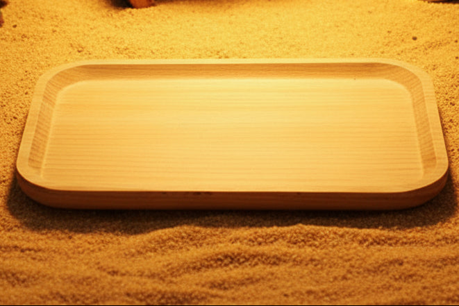 Rectangular Beechwood Gecko Latrine & Litter Tray