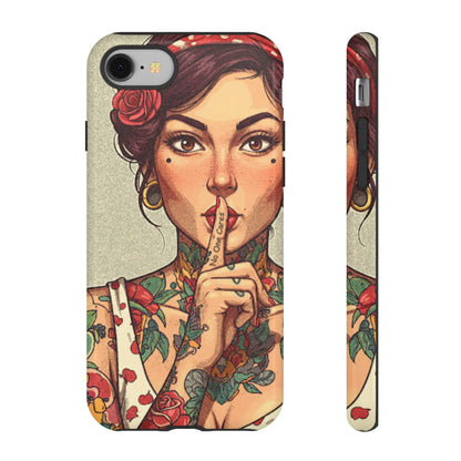Shh No One Cares Tough Phone Case