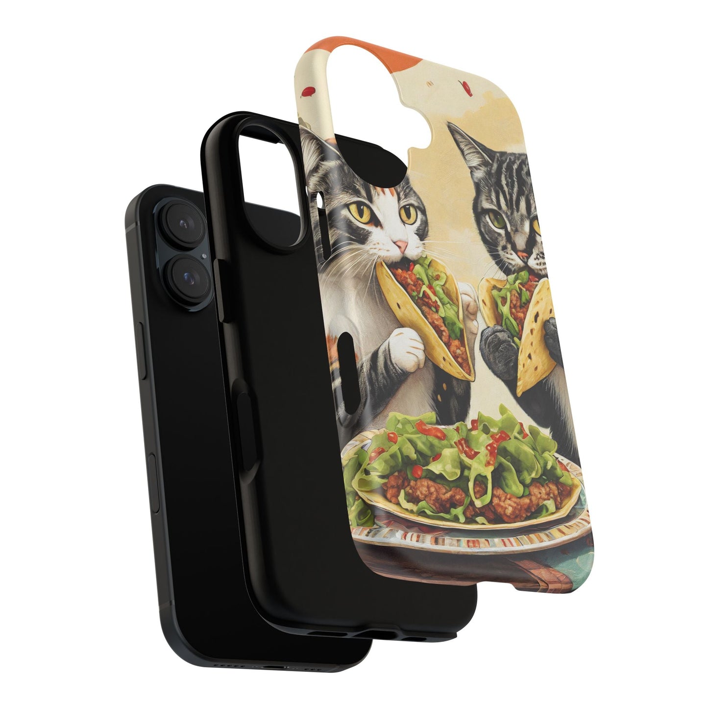Funny Taco Cat Tough Phone Case