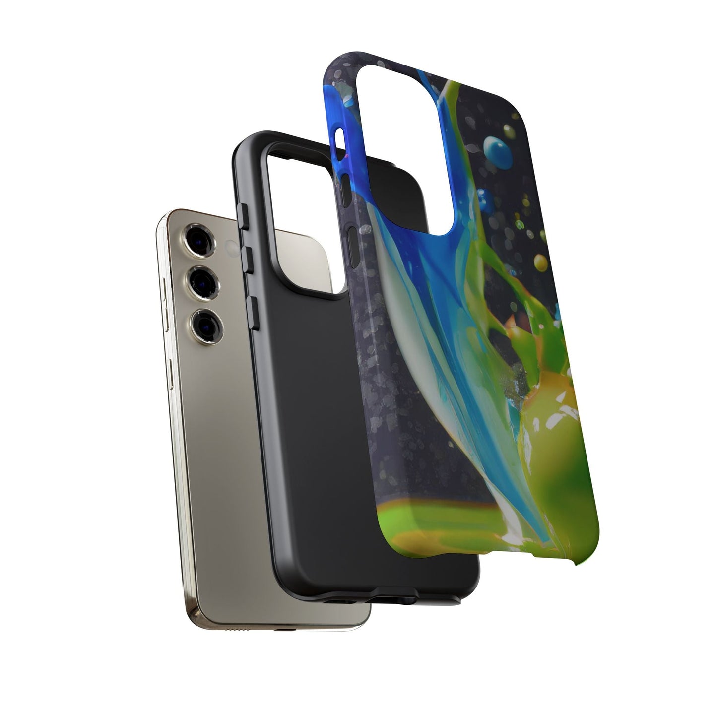 Vibrant Paint Splash Phone Case - Tough & Stylish Protection