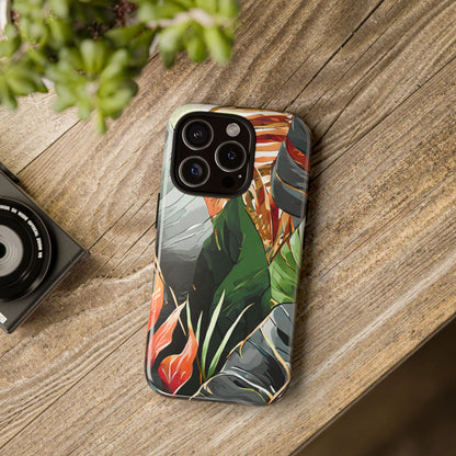 Tropical Leaf Tough Phone Case